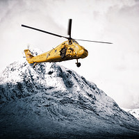 Buy canvas prints of Wessex Rescue by J Biggadike