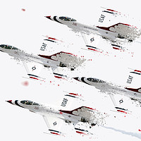 Buy canvas prints of Thunderbirds Shatter by J Biggadike