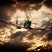 Buy canvas prints of The Mk.I Spitfire by J Biggadike