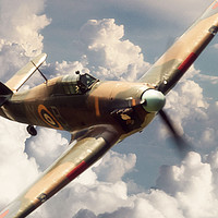 Buy canvas prints of Hurricane On The Wing by J Biggadike