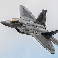 Buy canvas prints of F22 Raptor Pass by J Biggadike