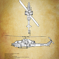 Buy canvas prints of AH-1 SuperCobra by J Biggadike