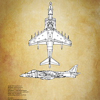 Buy canvas prints of BAe Harrier by J Biggadike