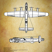 Buy canvas prints of Avro Lancaster Bomber by J Biggadike