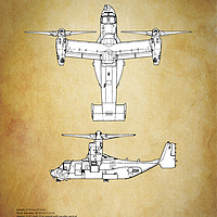 Buy canvas prints of Bell Boeing V-22 Osprey by J Biggadike
