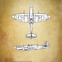 Buy canvas prints of Supermarine Spitfire by J Biggadike