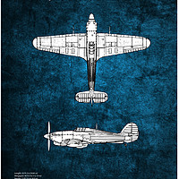 Buy canvas prints of Hawker Hurricane by J Biggadike