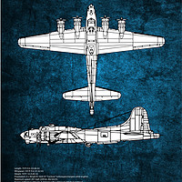 Buy canvas prints of B17 Flying Fortress by J Biggadike