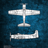 Buy canvas prints of A-1 Skyraider by J Biggadike