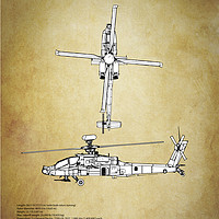 Buy canvas prints of AH-64 Apache  by J Biggadike