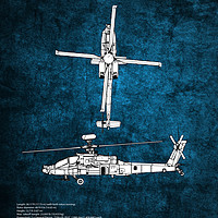 Buy canvas prints of AH-64 Apache by J Biggadike