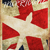 Buy canvas prints of Hurricane Vintage Poster by J Biggadike