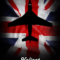 Buy canvas prints of Vickers Valiant Union Jack by J Biggadike