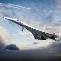 Buy canvas prints of Concorde Portrait by J Biggadike
