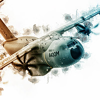 Buy canvas prints of Airbus A400M - Tech by J Biggadike