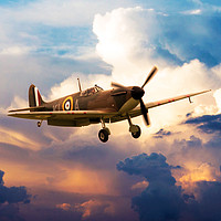 Buy canvas prints of Supermarine Spitfire MkI G-CGUK by J Biggadike