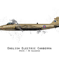 Buy canvas prints of Canberra Sketch - XH131 by J Biggadike