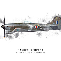 Buy canvas prints of Tempest Sketch - NV724 by J Biggadike
