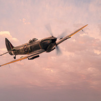 Buy canvas prints of Spitfire TE311 (Mk LF XVIE) by J Biggadike