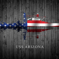 Buy canvas prints of USS Arizona by J Biggadike