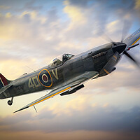 Buy canvas prints of Supermarine Spitfire TE311 by J Biggadike
