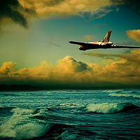 Buy canvas prints of Vulcan Over The Wash by J Biggadike