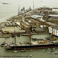 Buy canvas prints of Portsmouth Historic Dockyard by Matthew Bates