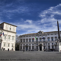 Buy canvas prints of Piazza del Quirinale by Matthew Bates