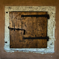 Buy canvas prints of Old Wooden Hatch. by Matthew Bates