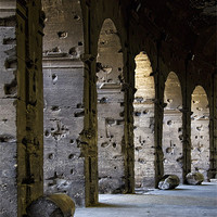 Buy canvas prints of Colosseum Walls by Matthew Bates