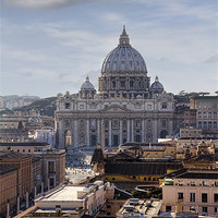 Buy canvas prints of St Peters Basillica by Matthew Bates