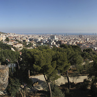 Buy canvas prints of Barcelona Panorama by Matthew Bates