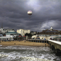 Buy canvas prints of Bournemouth Seafront by Matthew Bates
