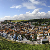 Buy canvas prints of Hastings Panorama by Matthew Bates