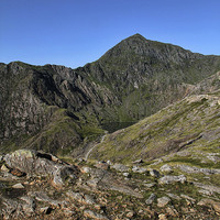 Buy canvas prints of Snowdon peak by Matthew Bates