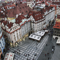 Buy canvas prints of  Prague City Square by Matthew Bates