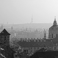Buy canvas prints of Prague skyline by Matthew Bates