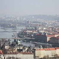 Buy canvas prints of Prague Bridges by Matthew Bates