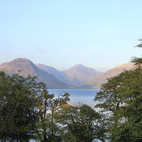 Buy canvas prints of View over Wast Water by Matthew Bates