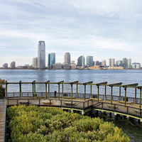 Buy canvas prints of Jersey City View by Matthew Bates