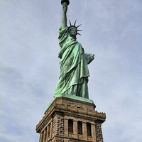 Buy canvas prints of  Statue of Liberty by Matthew Bates