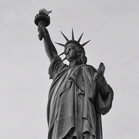 Buy canvas prints of Statue of Liberty by Matthew Bates