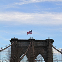 Buy canvas prints of Brooklyn Bridge by Matthew Bates