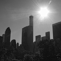 Buy canvas prints of Central Park ice rink by Matthew Bates