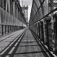 Buy canvas prints of Manhattan Bridge by Matthew Bates