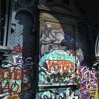 Buy canvas prints of New York graffiti by Matthew Bates