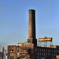 Buy canvas prints of Brooklyn Chimney by Matthew Bates