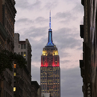 Buy canvas prints of Empire State Building by Matthew Bates
