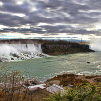 Buy canvas prints of Niagara Falls by Matthew Bates