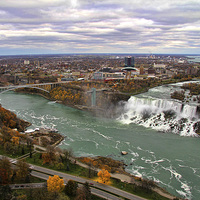 Buy canvas prints of The Magnificent Niagara Falls  by Matthew Bates